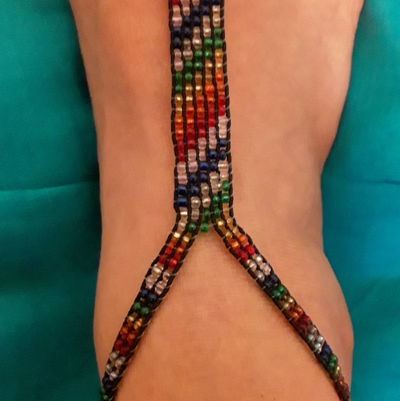 NYOSHOOS BAREFOOT SANDALS FOOT JEWELRY - Picture 4 of 12